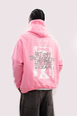 Hoodie Rosado Ascendent — Real Life Club