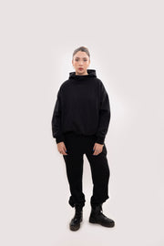 Hoodie Negro Ascendent — Get Off the Screen Edition